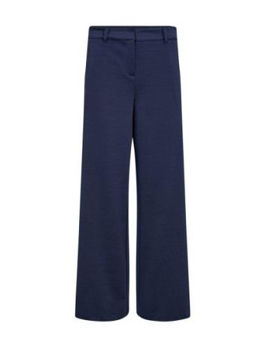 Sc-Daniela Bottoms Trousers Wide Leg Navy Soyaconcept