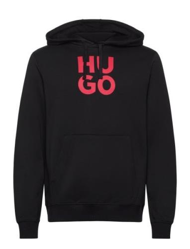 Daltorreson Tops Sweat-shirts & Hoodies Hoodies Black HUGO