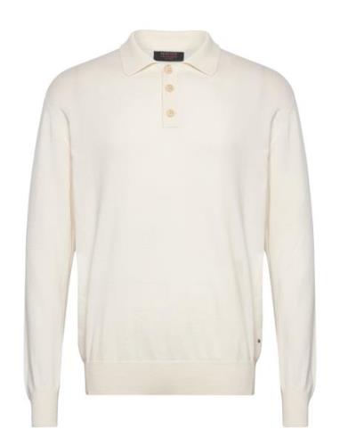 Inancona Polo Tops Polos Long-sleeved White INDICODE