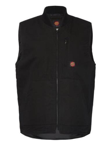 Classic Label Vest Vest Black Santa Cruz