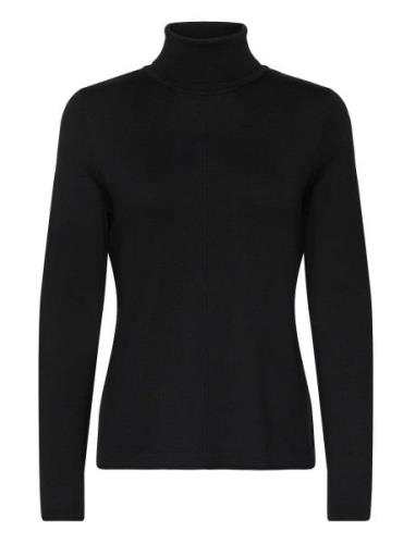 Pullover 1/1 Sleeve Tops Knitwear Turtleneck Black Gerry Weber