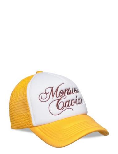 Monsieur Caviar Accessories Headwear Caps Yellow Pica Pica