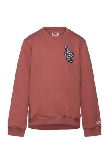 Levi's® Monogram Crewneck Sweatshirt Tops Sweat-shirts & Hoodies Sweat...