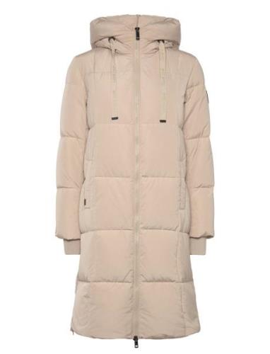 Mmnova Square Down Coat Fôret Kåpe Beige MOS MOSH