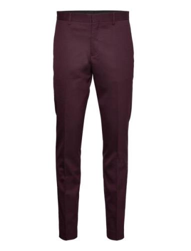 Malas Bottoms Trousers Formal Burgundy Matinique