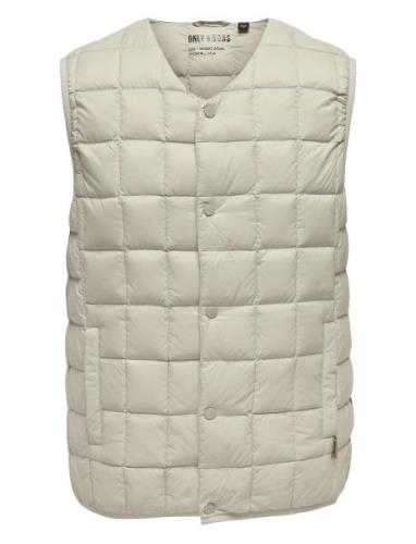 Onsgavin Light Down Vest Otw Vest Cream ONLY & SONS