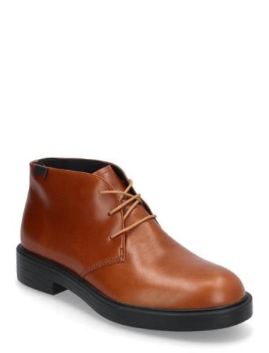 Dean Semskede Boots Snøresko Brown Camper