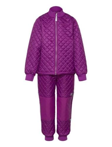 Thermo Set Outerwear Thermo Outerwear Thermo Sets Purple Mikk-line