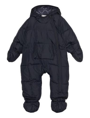 Tommy Solid Skisuit Outerwear Coveralls Snow-ski Coveralls & Sets Navy...