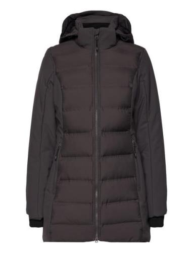 Woman Parka Light Hybrid Softshell Fôret Kåpe Brown CMP