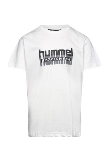 Hmltukas T-Shirt S/S Sport T-shirts Short-sleeved White Hummel