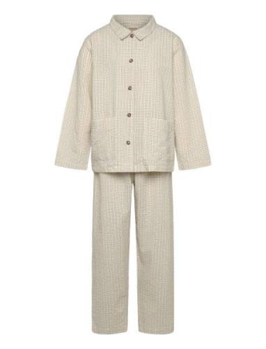 Pajama Set Pyjamas Sett Cream MarMar Copenhagen