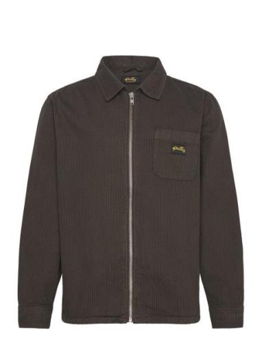 Zip Shirt Tops Overshirts Brown Stan Ray