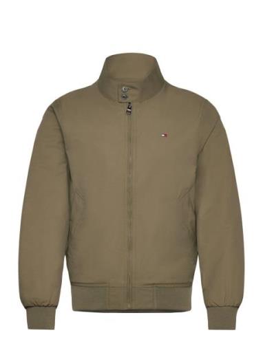 Tommy Club Harrington Bomberjakke Jakke Khaki Green Tommy Hilfiger