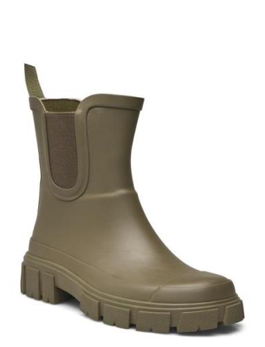 Rain Boots - Mid Height With E Regnstøvler Sko Khaki Green ANGULUS