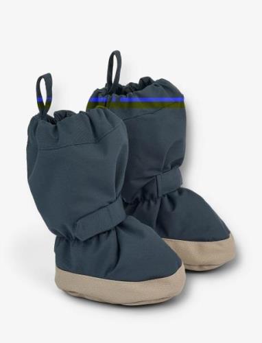 Outerwear Booties Tech Vinterstøvletter Pull On Navy Wheat