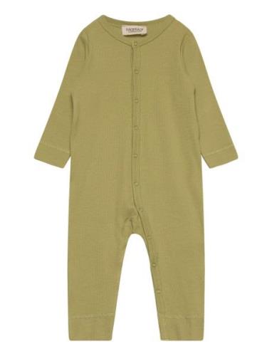 Ruka Langermet Bodysuit Green MarMar Copenhagen