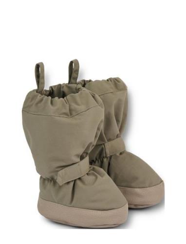 Outerwear Booties Tech Vinterstøvletter Pull On Green Wheat