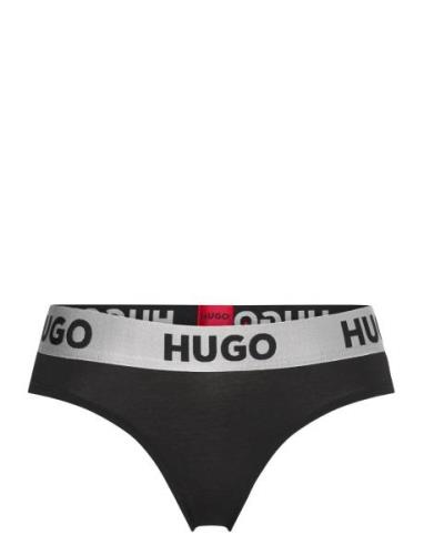 Thong Sporty Logo Stringtruse Undertøy Black HUGO