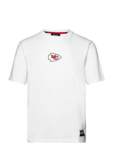 T_Brady_Nfl Tops T-shirts Short-sleeved White BOSS