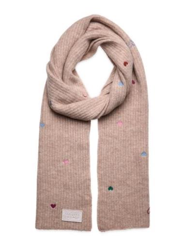 Lidia Scarf Accessories Scarves Winter Scarves Pink Fabienne Chapot