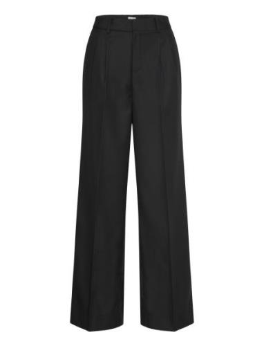 Wynne Double Pleat Trousers Bottoms Trousers Suitpants Black Twist & T...