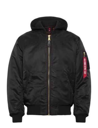 Ma-1 Zh Back Emb Bomberjakke Jakke Black Alpha Industries