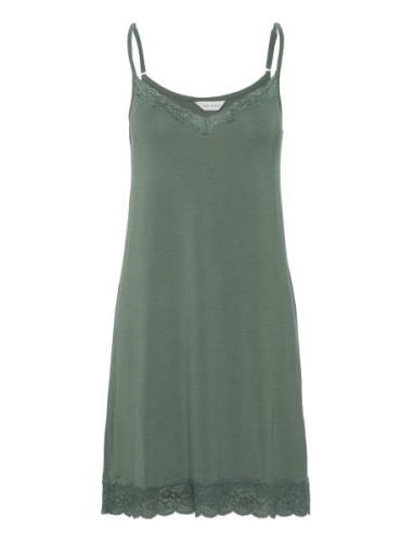 Bamboo Slip With Lace Bodies Slip Khaki Green Lady Avenue