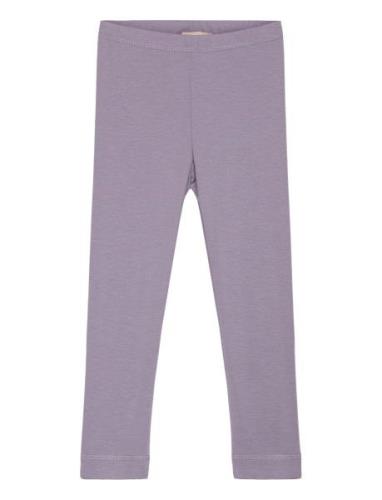 Base Leg Bottoms Leggings Purple MarMar Copenhagen