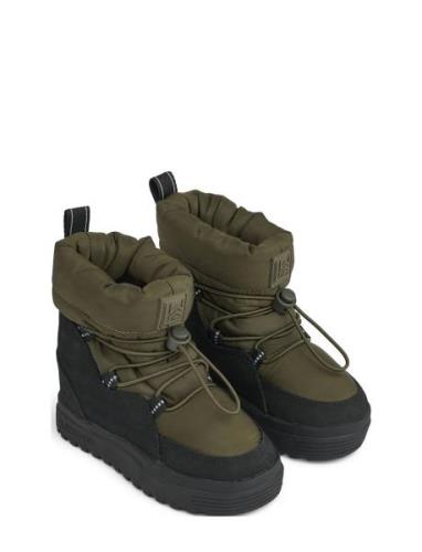 Zoey Snowboot Vinterstøvletter Pull On Khaki Green Liewood