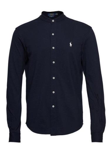 Featherweight Mesh Shirt Tops Shirts Casual Navy Polo Ralph Lauren