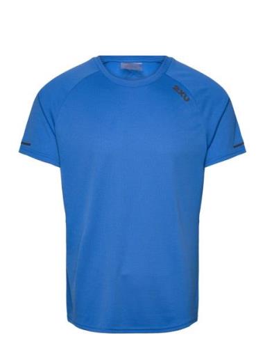 Aero Tee Sport T-shirts Short-sleeved Blue 2XU