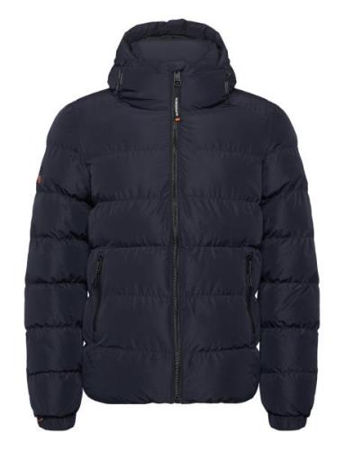 Hooded Sports Puffer Jacket Fôret Jakke Navy Superdry