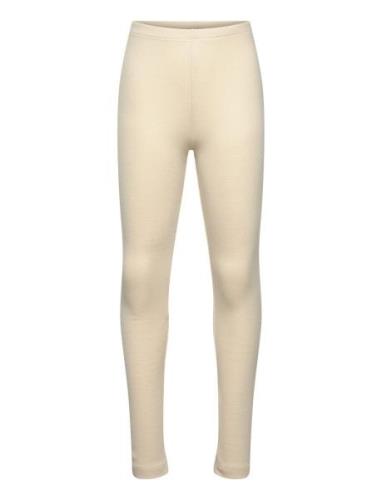 Leggings Rib Bottoms Leggings Cream Huttelihut