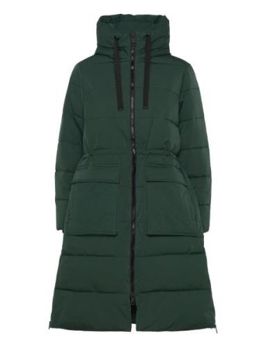 Mschpavinaria Zip Jacket Fôret Kåpe Green MSCH Copenhagen