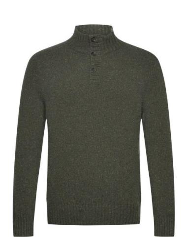 Speckled Wool-Blend Mockneck Sweater Tops Sweat-shirts & Hoodies Sweat...