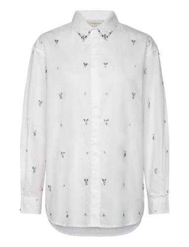 Cmvatan-Shirt Tops Shirts Long-sleeved White Copenhagen Muse