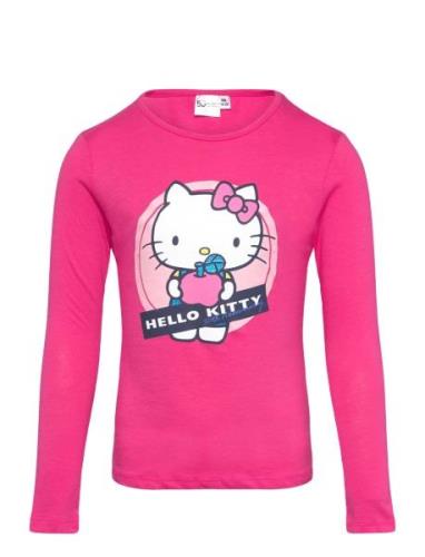 Tshirt Tops T-shirts Long-sleeved T-shirts Pink Hello Kitty