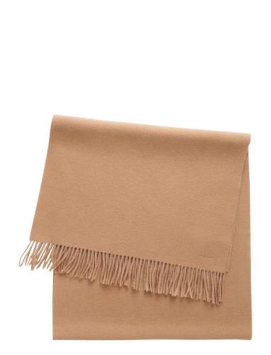 Wool Woven Scarf Accessories Scarves Winter Scarves Beige GANT