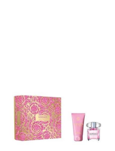 Gift Set Bright Crystal Edt + Body Lotion Parfyme Sett Nude Versace Fr...