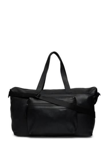 Leather Holdall Bags Weekend & Gym Bags Black Lyle & Scott