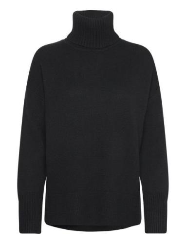 Maeva Tops Knitwear Turtleneck Black Andiata