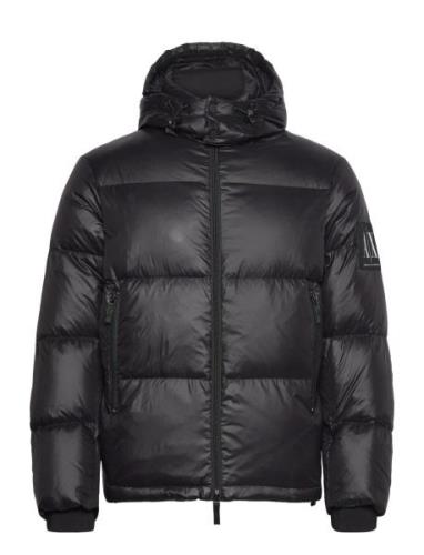 Down Jacket Ullfrakk Frakk Black Armani Exchange