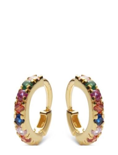 Nubia Color Earring Accessories Jewellery Earrings Hoops Gold Maaneste...