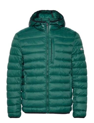 Hooded Jacket Fôret Jakke Green Champion