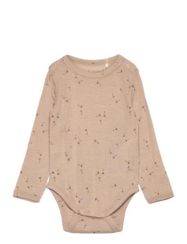 Body Ls Bodies Long-sleeved Beige Fixoni