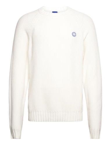 Sonni Tops Knitwear Round Necks White HUGO BLUE