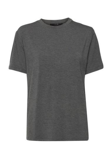 Softness T-Shirt Topp Grey Missya