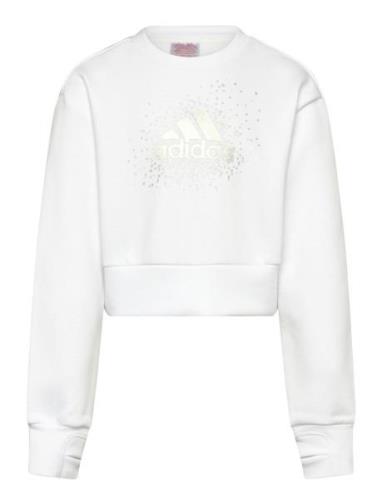 Jg Glm Crew Tops Sweat-shirts & Hoodies Sweat-shirts White Adidas Spor...