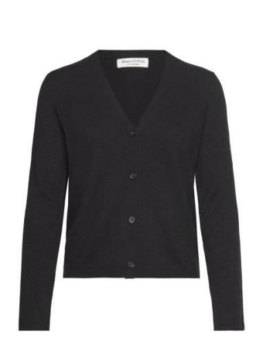 Cardigans Long Sleeve Tops Knitwear Cardigans Black Marc O'Polo